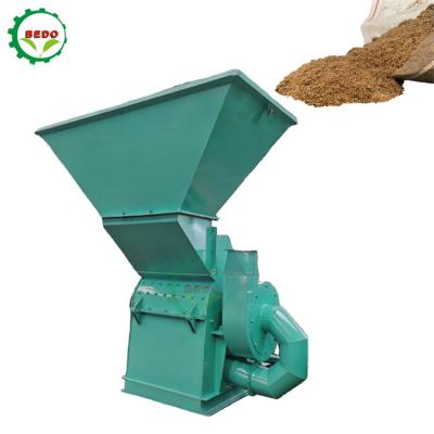 Chine Noix de coco Shell Wood Crusher Machine For de bagasse fraisant les tiges humides d'herbe et de maïs à vendre