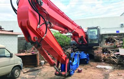 China High Speed Excavator Mounted Pile Driver No Pollution Environmental Friendly for sale