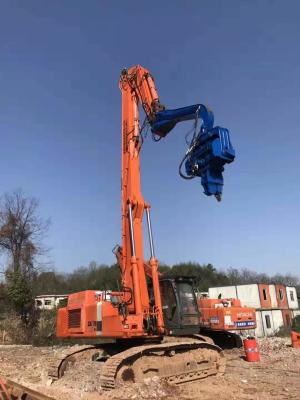 China High Efficiency Excavator Mounted Pile Driver Low Vibration Easy Maintenance for sale