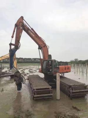 China Mehrfache Funktions-hydraulische Stapel-treibende Ausrüstungs-schnelle Umwandlungsoperation zu verkaufen