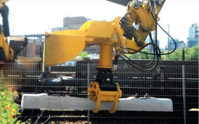 China Hochleistung hydraulische Trencher-Schienen-Zubehör-hohe Bau-Leistungsfähigkeit zu verkaufen