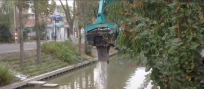 Chine Équipement concret à faible bruit d'entraînement de pile, bélier hydraulique de feuille à vendre