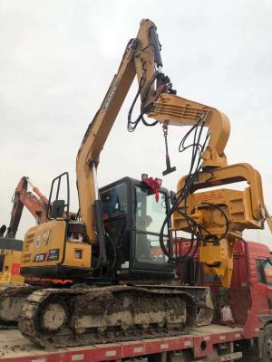 China Construction Project 40T Pile Driver Attachment For Excavators for sale