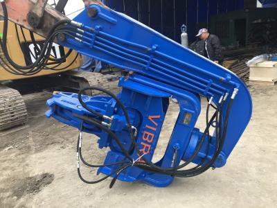 China CAT Concrete RC Sheet Excavator Mounted Pile Driver 2500rpm for sale