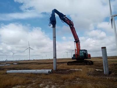 China Crane Solar Panel Installation Piling-Vibro Bestuurder Multipurpose Te koop