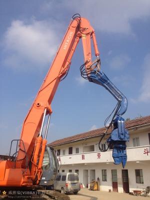 China Hydraulic Excavator Mounted Pile Driver Vibro Hammer For Construction Works for sale