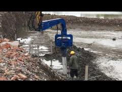 Mini excavator mounted Pile driver/hammer