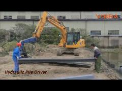 Vibrating Hydraulic Pile Driver Hammer 32Mpa 335KN Accurate