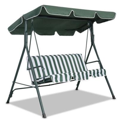 China Durable/Waterproof Yard Waterproof 3 Seater Outdoor Garden Patio Swing Chair With Sunshade Cover Canopy for sale