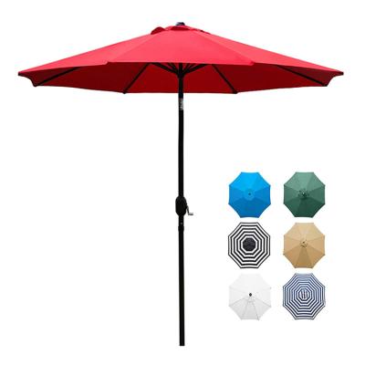 China Cheap Custom Outdoor Sun Logo Steel Patio Park Sunshade Garden Beach Parasol Umbrella Buy Durable/Waterproof For Sale for sale