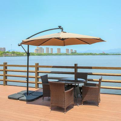 China UV Resistant 2.7/3M Outdoor Patio Umbrella Meta Garden Durable/Waterproof Balcony Large Patio Umbrella for sale