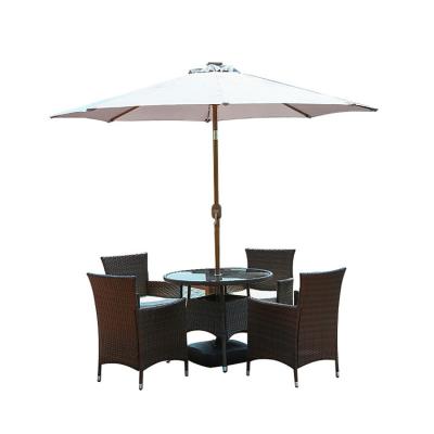 China Commercial Durable Parasol Patio Umbrellas/Waterproof 2.7M Outdoor Patio Furniture Park Garden Parasol Umbrella for sale