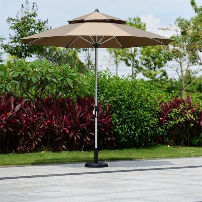 China Outdoor All Weather Umbrellas Logo For Patio Garden Patio Large Custom High Quality Durable/Waterproof for sale