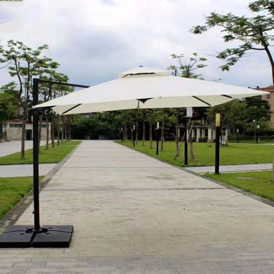 China Outdoor Durable Umbrella / Sun Roman Cantilever Big Patio Park Umbrella Garden Furniture Waterproof Umbrella Garden for sale