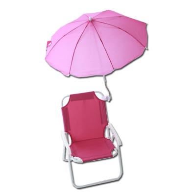 China Armrest Colorful Backrest Cheap Outdoor Lightweight Folding Kids Beach Camping Chair with Umbrella for sale