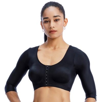 China Shockproof Yoga Breathable Underwear Plus Size Sports Running Women's Underwear Adjustable Solid Color Crop Top for sale