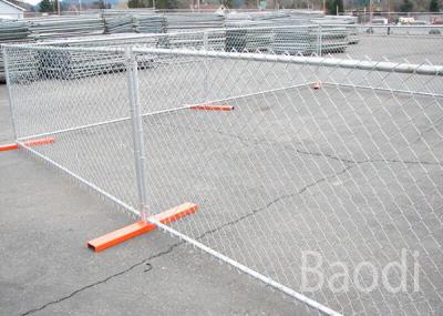 China Construction Sites Temporary Yard Fencing , Firm Structure Crowd Control Barriers  for sale