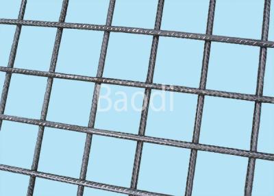 China Floor Building Concrete Welded Wire Mesh , Rough Edge Heavy Gauge Wire Mesh Panels  for sale