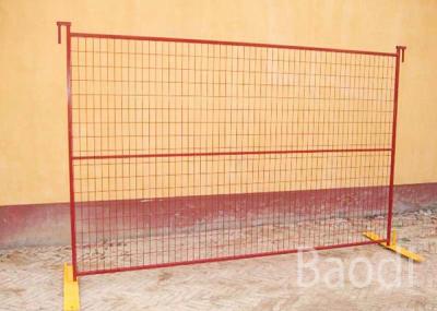 China Galvanized Portable Fence Panels , Free Standing Crowd Control Barricades  for sale