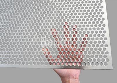 China Stainless Steel 316L Perforated Stainless Sheet With Staggered Round Holes for sale