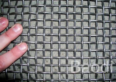 China Customized Crimped Vibrating Screen Wire Mesh Electro Galvanized for sale