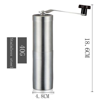 China WITH LID Bartender Small Manual Mini Manual Stainless Steel Coffee Grinder for sale