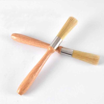 China Sustainable Coffee Cleaning Machine Custom Wooden Brush Handle Nylon Brush for sale