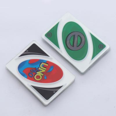 China Plastic Custom Board Game Cards Factory Wholesale UNOES Plastic for sale