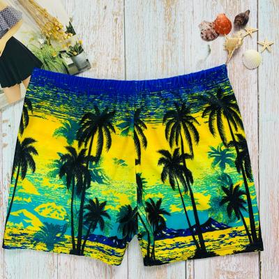 China QUICK DRY new Aldult swimming pants male angle flat pattern large size spa beach shorts loose men's swimming trunks factory wholesale for sale