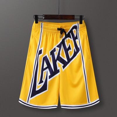 China Men's Knee-Length Shorts Streetwear Version Mesh Shorts Custom Retro Fan Men's Basketball Shorts QUICK DRY for sale