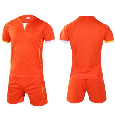 China Comfortable Breathe Free 100% Polyester Football Kits Full Set Football Kit Good Quality With Big Discount for sale