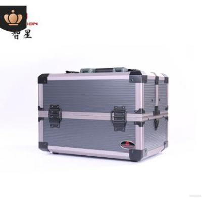 China Aluminum Alloy Aluminum Tool Case Customize Storage Aluminum Tool Case Household With 4 Layers for sale