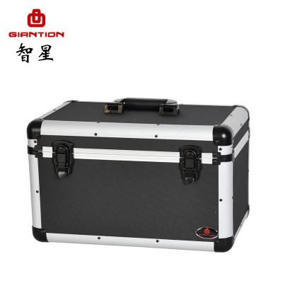 China Hard Aluminum Alloy Black Aluminum Frame Carrying Small Aluminum Equipment Storage Carrying Case for sale