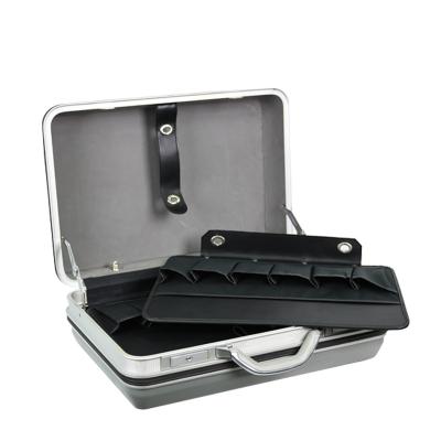 China Custom High Quality Silver ABS Aluminum Alloy Aluminum Tool Case Metal Tool Case for sale