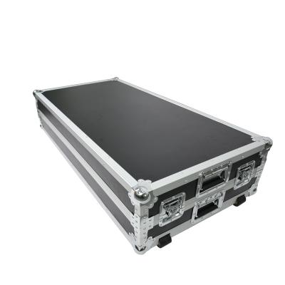 China Aluminum+Fire Prevention Board Black Series Aluminum+Fire Resistant Theft Road Case For Keyboard for sale