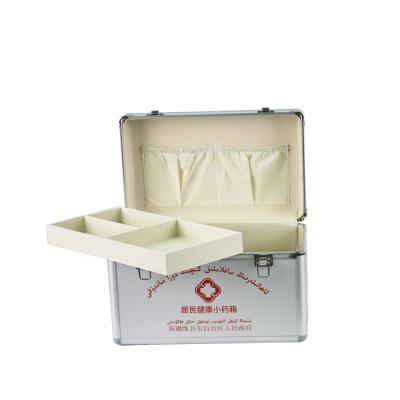 China Acrylic Panel First Aid Kit Emergency Fasted Safety Medical Aluminum Case for sale