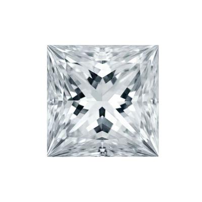 China Wholesale cheap game or color fire vvs clarity rectangle princess cut shape DEF white moissanite solitaire for sale