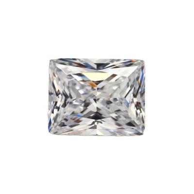 China Sparkle Prezzi Price Rectangle 1 Carat D Color VVS1 Clarity VVS1 Moissanite Gems Moissanite Stone for sale