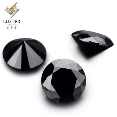 China Arouse Wholesale Price High Quality vvs Round Brilliant Cut Black Diamond Colors Moissanite Stone Gemstone for sale