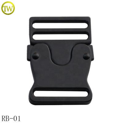 China Nickel Free / Lead Free Bag Handle Buckle Alloy Black Color Metal High Quality Belt Buckle For Luggage for sale