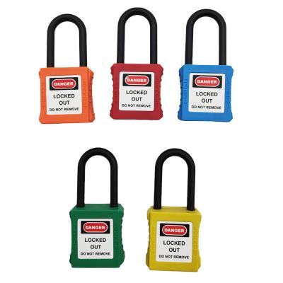 China Customized Security Padlock Lockout Kit Corrosion Resistant Gate Latch Tagout Padlock High Security Lockout Tagout Padlock for sale