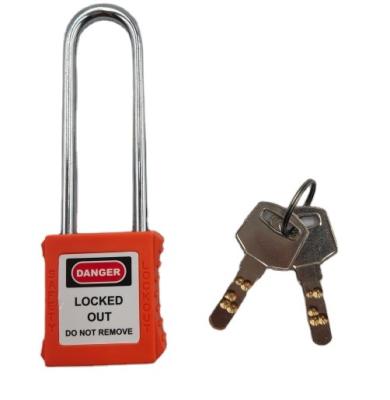 China Users Control Lockout Tagout Padlock Equipment Safety Lockout Padlock 76mm Steel Foreign Trade Lockout Tagout Padlock for sale