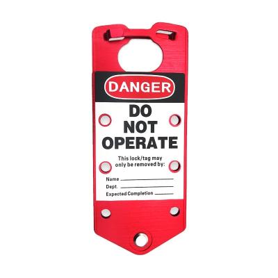 China Widely Use Lockout Tagout Kit Aluminum Hasp Industry For Multipeople Management Lockout Tools Security Branded Lockout Tagout Latch for sale