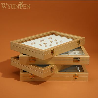 China Morden WYP Jewelry Organizer Box Storage Case Showcase Display Jewelry Tray Jewerly Storage for sale