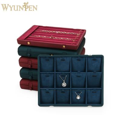 China For Earirng WYP Jewelry Box For Ring &Bracelet &necklace Jewelry &earring Trays For Wedding Luxury Custom Pendant Jewelry Display for sale