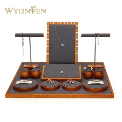 China Morden WYP Luxury Custom Ring Bracelet Display Stand Jewelry Display Stand Set For Store for sale