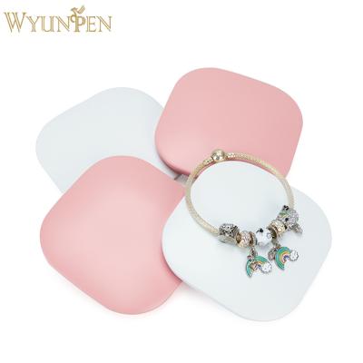 China WYP Luxury Jewelry Display Stand PU Jewelry Bracelet Display Leather Ring Counter Pendant for sale