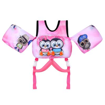 China 2021 Breathable Sbart Kid Learn Safety Swim Swimming Training Aid For Toddler 2-6 Years Life Jacket Kids Buoyancy Swim Vest for sale