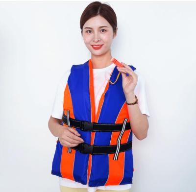 China Comfortable Adult Swimming Vest Chalecos Salvavidas Oxford Fabric SOLAS Foam Vest EPE Fishing Marine Kayak Life Vest for sale