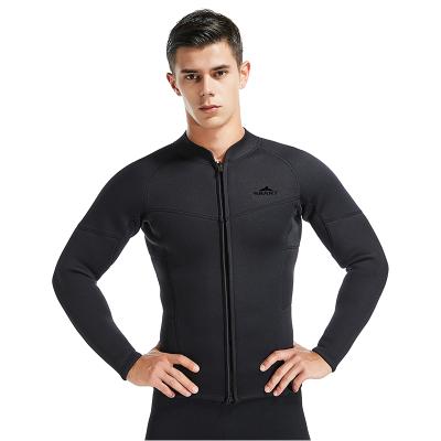 China 3MM Neoprene Diving Suit Antibacterial Wetsuit Jacket Surfing Wetsuit Top For Men for sale